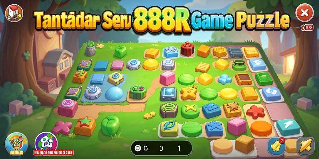 Screenshot menunjukkan gameplay seru dan menantang dari 888R.