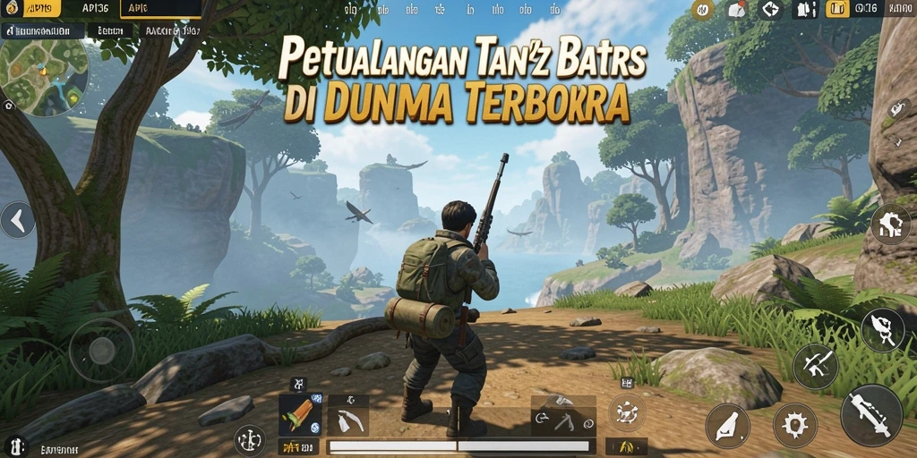 Tampilan gameplay mengesankan dari API36 di dunia terbuka.