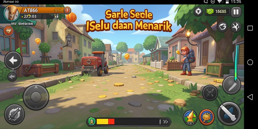 Tampilan gameplay menarik dengan elemen permainan Idle yang seru.