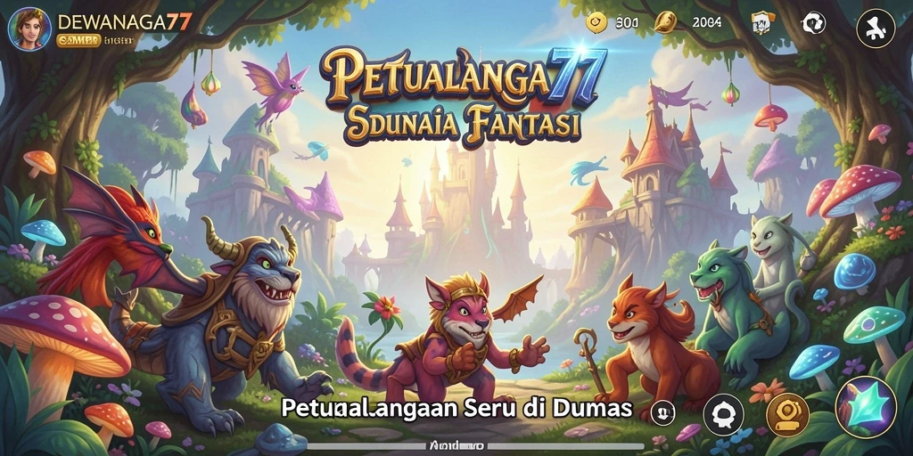 Tampilan gameplay seru dalam DEWANAGA77 menunjukkan petualangan yang menantang.