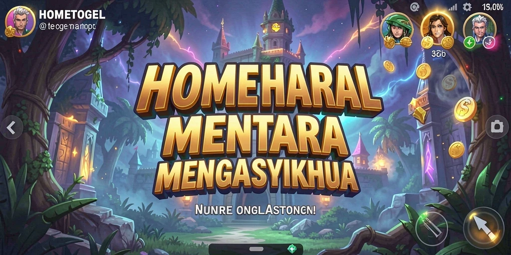 Tampilan menarik dari gameplay HOMETOGEL dengan strategi Tower Defense.