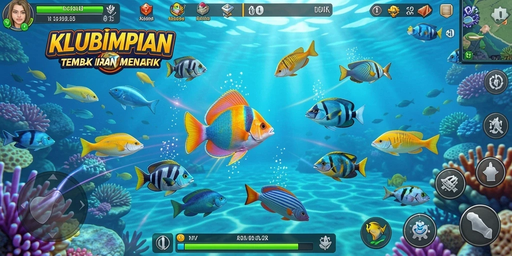 Gameplay seru Tembak Ikan di KLUBIMPIAN.