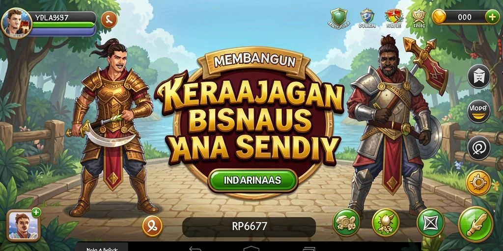 Screenshot utama RP6677 menampilkan gameplay Tycoon yang seru dan interaktif.