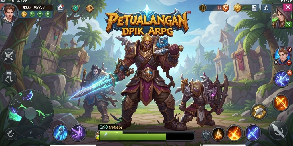 Tampilan gameplay ARPG yang menegangkan dan mengasyikkan di RR789.