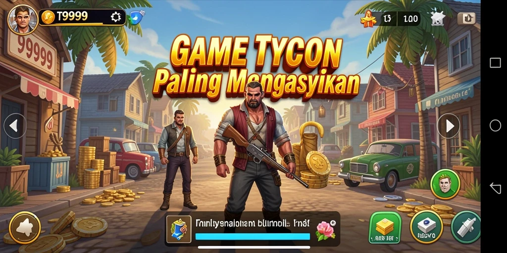 Tampilan gameplay Tycoon yang menarik dan penuh tantangan.