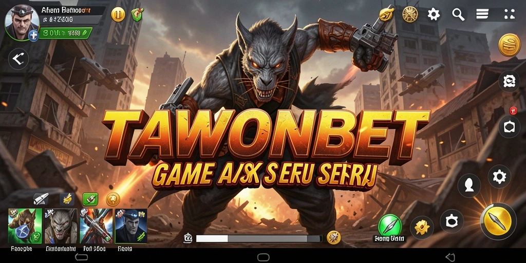 Screenshot gameplay TAWONBET menampilkan aksi mendebarkan.