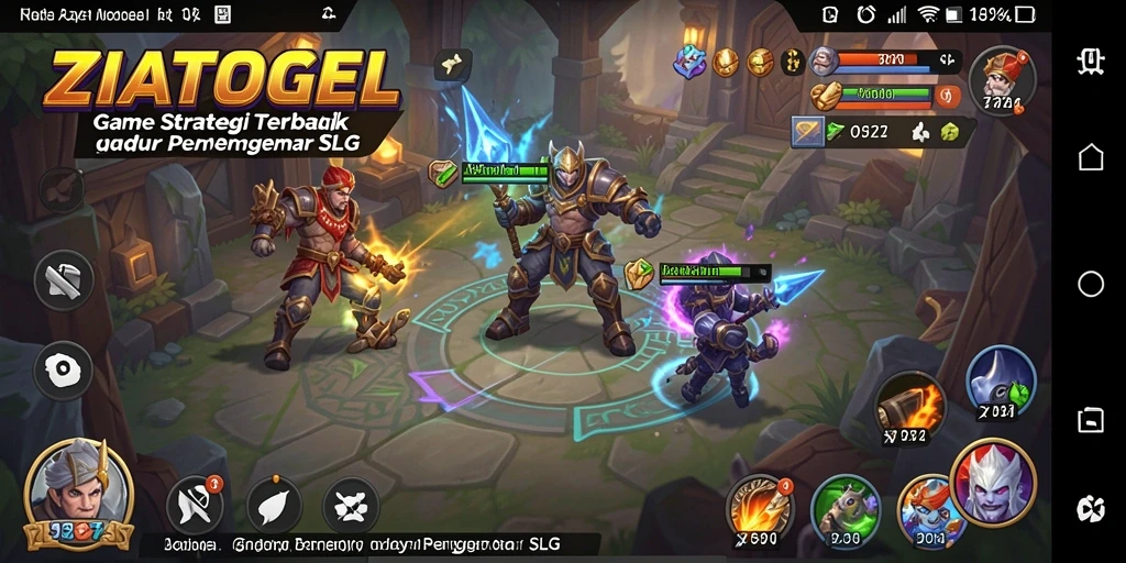 Screenshot tampilan gameplay menarik ZIATOGEL dalam aksi.